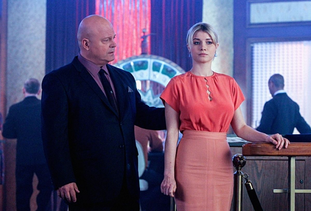 Michael Chiklis, Sarah Jones at 
