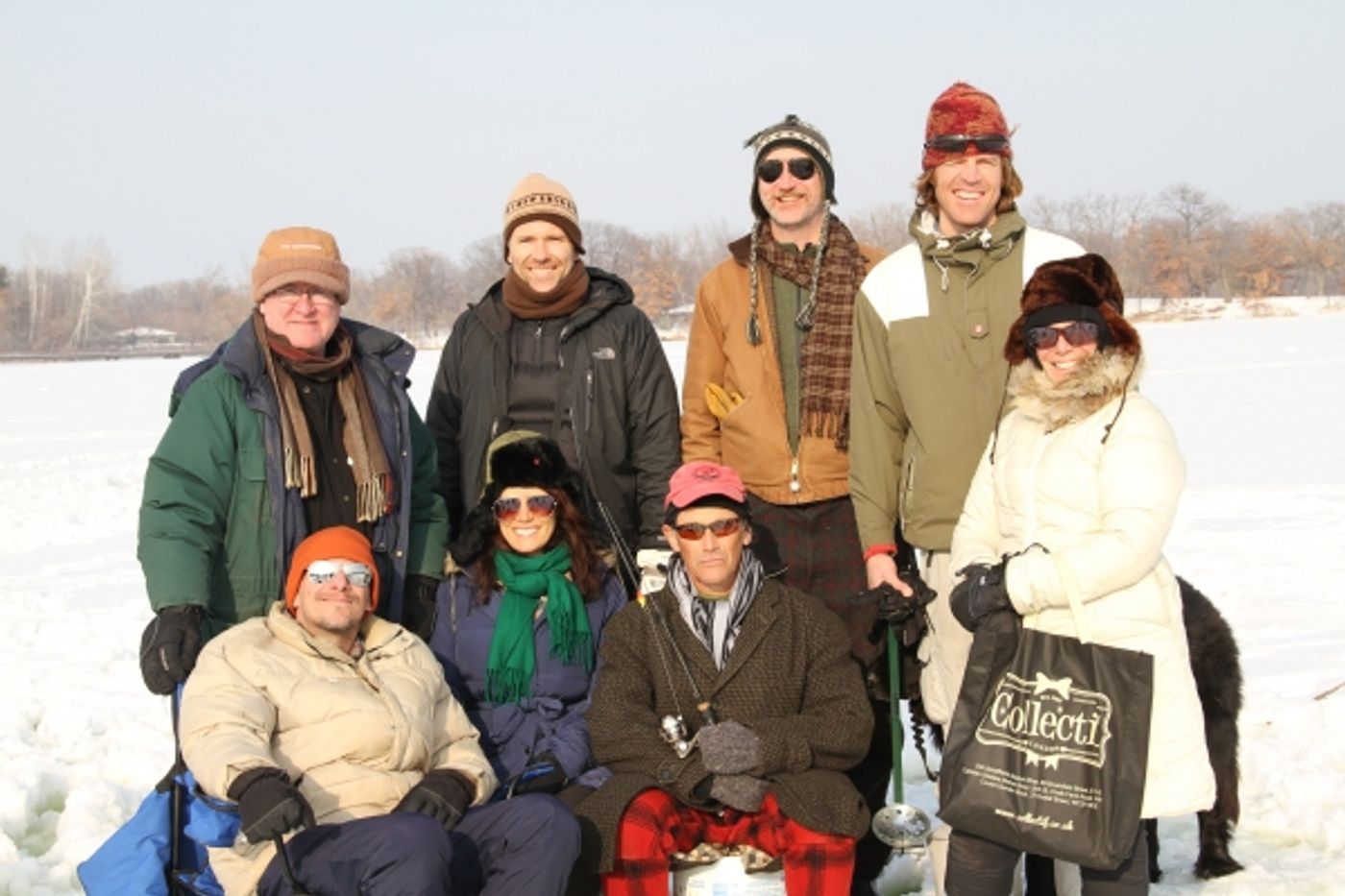 Photo Flash: Mark Rylance and the Cast of the Guthrie's NICE FISH Go Ice Fishing Photo Flash: Mark Rylance and the Cast of the Guthrie's NICE FISH Go Ice Fishing Image