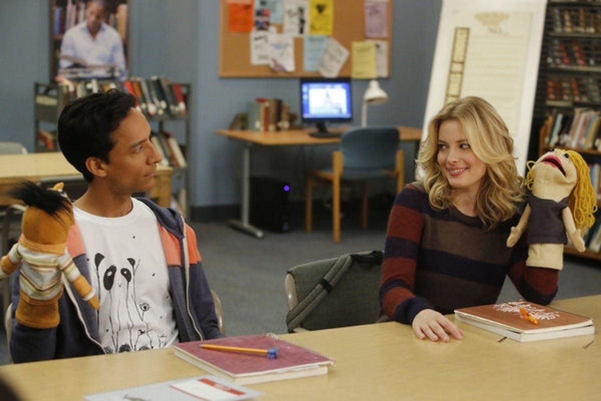 Danny Pudi, Gillian Jacobs at 