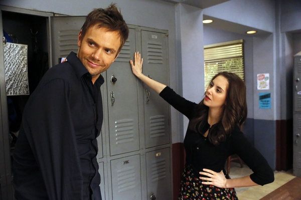 Joel McHale, Alison Brie Photo