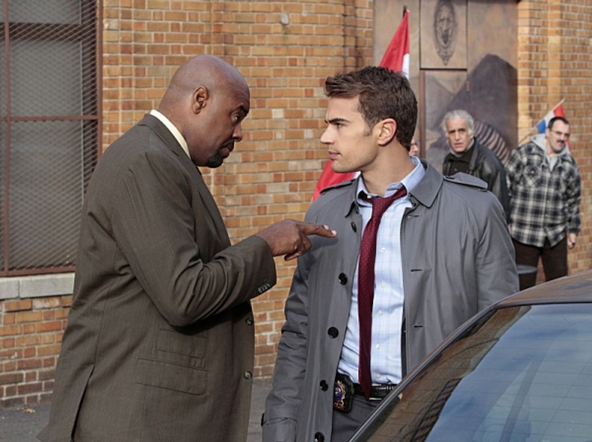 Chi McBride, Theo James at 