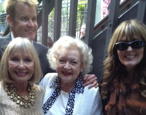 Marla Adams, Actress Betty White, Playwright Lisa Phillips Visca Photo
