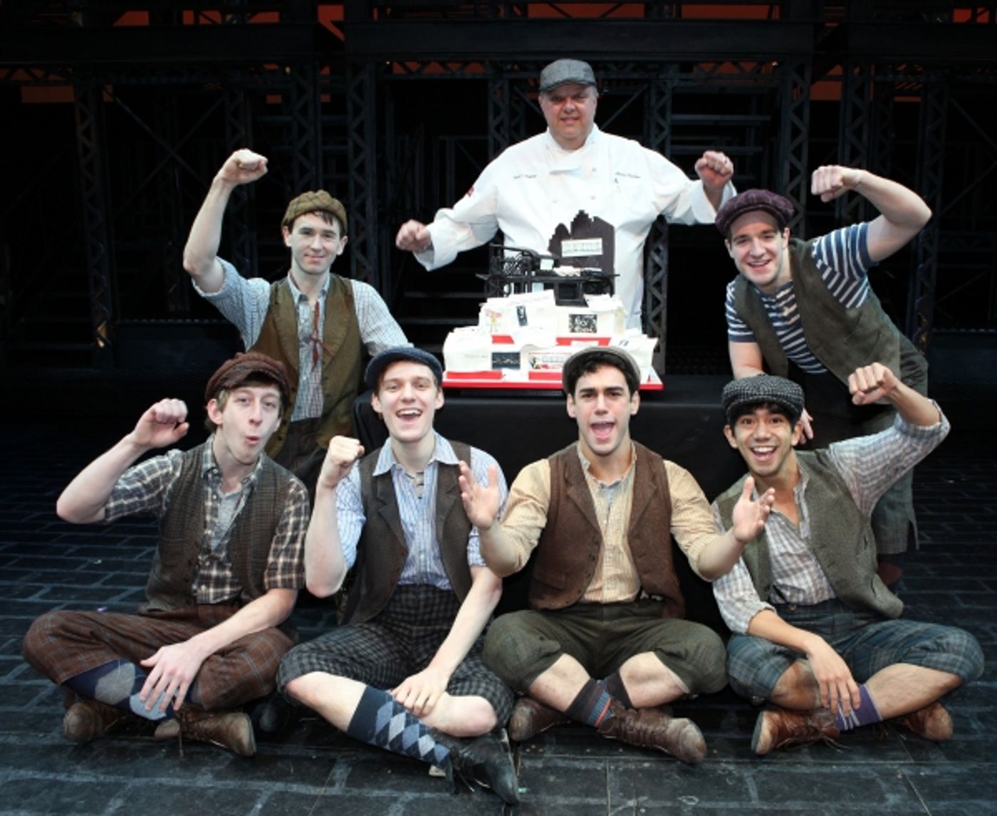 Photo and Video Flashback- NEWSIES' Trip to Broadway!  Image