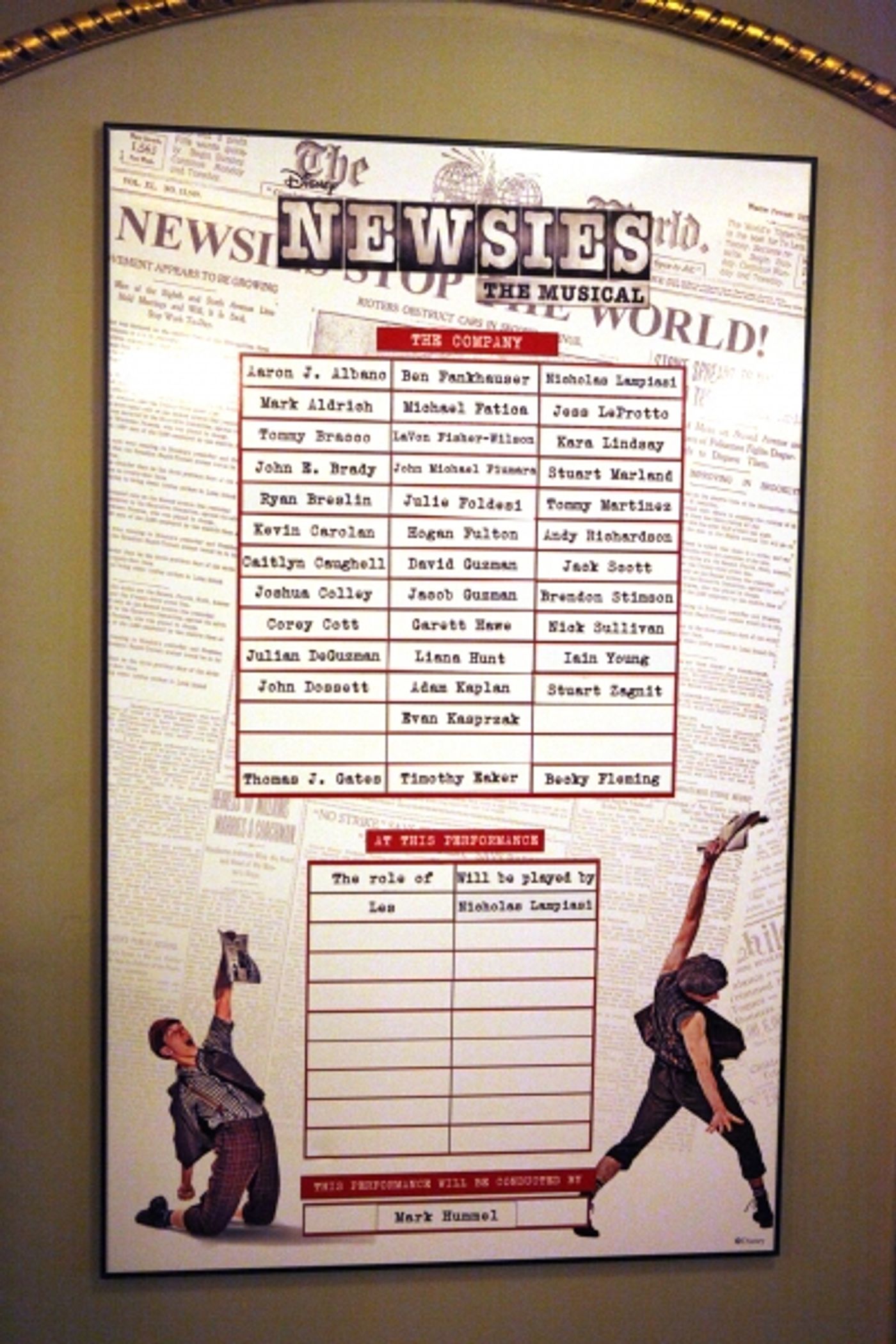 Photo Coverage: NEWSIES Celebrates One Year on Broadway with Cast, Cake & Creatives! Image