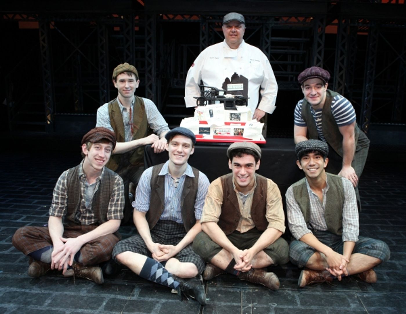Photo and Video Flashback- NEWSIES' Trip to Broadway!  Image