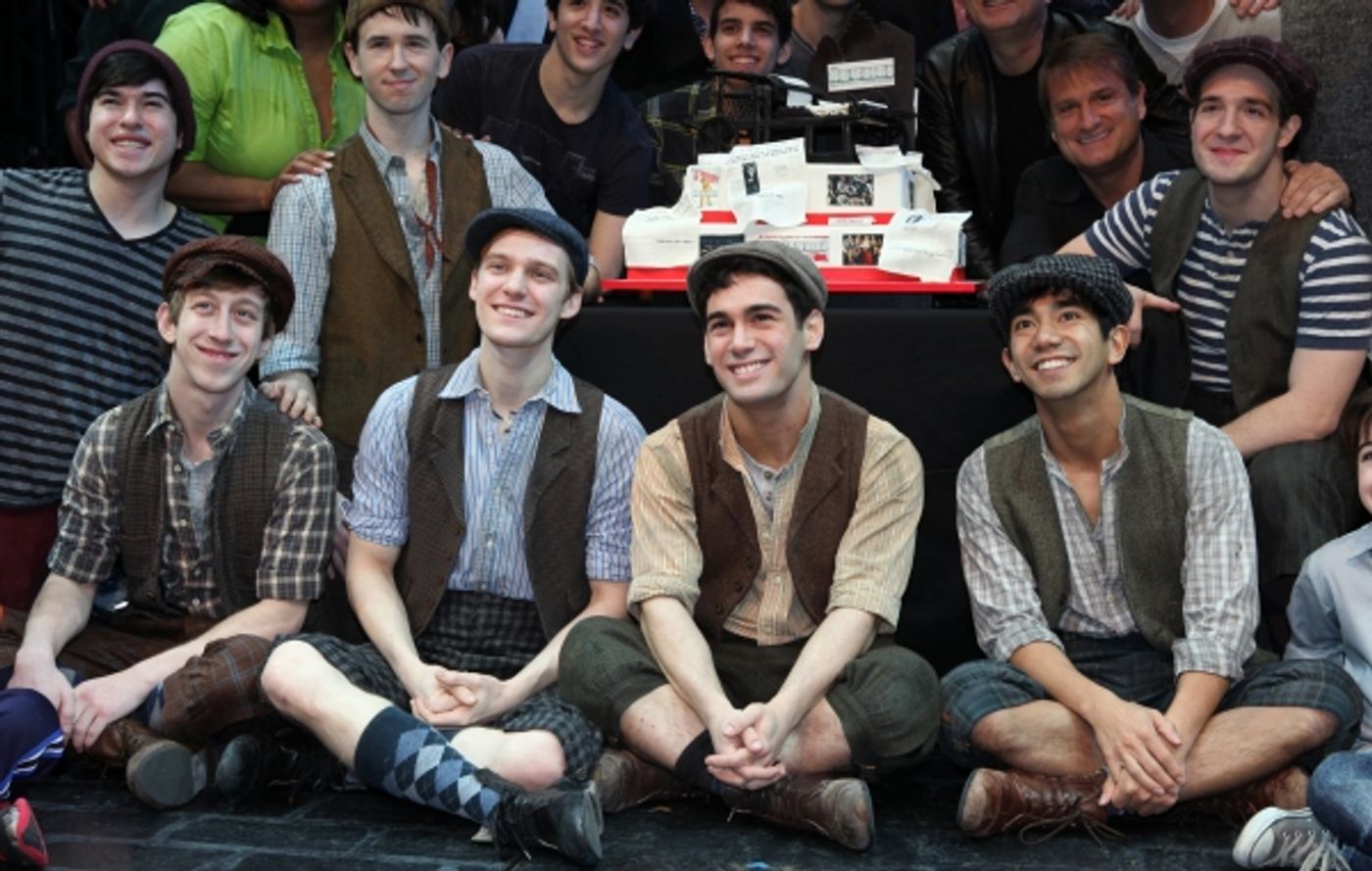 Photo and Video Flashback- NEWSIES' Trip to Broadway!  Image
