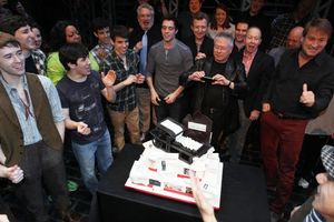 Ben Fankhauser, LaVon Fisher-Wilson, Harvey Fierstein, Corey Cott, Mark Aldrich, Thomas Schumacher, Kara Lindsay, Alan Menken, Jack Feldman, John Dossett, Jeff Calhoun & Company @ BroadwayWorld Ben Fankhauser, LaVon Fisher-Wilson, Harvey Fierstein, Corey Cott, Mark Aldrich, Thom Photo