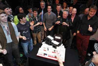 Ben Fankhauser, LaVon Fisher-Wilson, Harvey Fierstein, Corey Cott, Mark Aldrich, Thom Photo