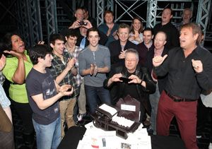 LaVon Fisher-Wilson, Harvey Fierstein, Corey Cott, Mark Aldrich, Thomas Schumacher, Kara Lindsay, Alan Menken, Jack Feldman, John Dossett, Jeff Calhoun & Company @ BroadwayWorld LaVon Fisher-Wilson, Harvey Fierstein, Corey Cott, Mark Aldrich, Thomas Schumacher, K Photo