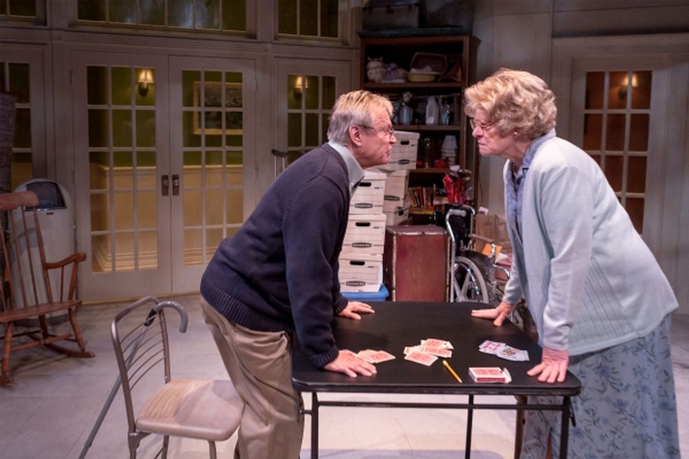 Photo Flash: First Look at Allen Nause and Vana O'Brien in Artists Rep's THE GIN GAME Photo Flash: First Look at Allen Nause and Vana O'Brien in Artists Rep's THE GIN GAME Image