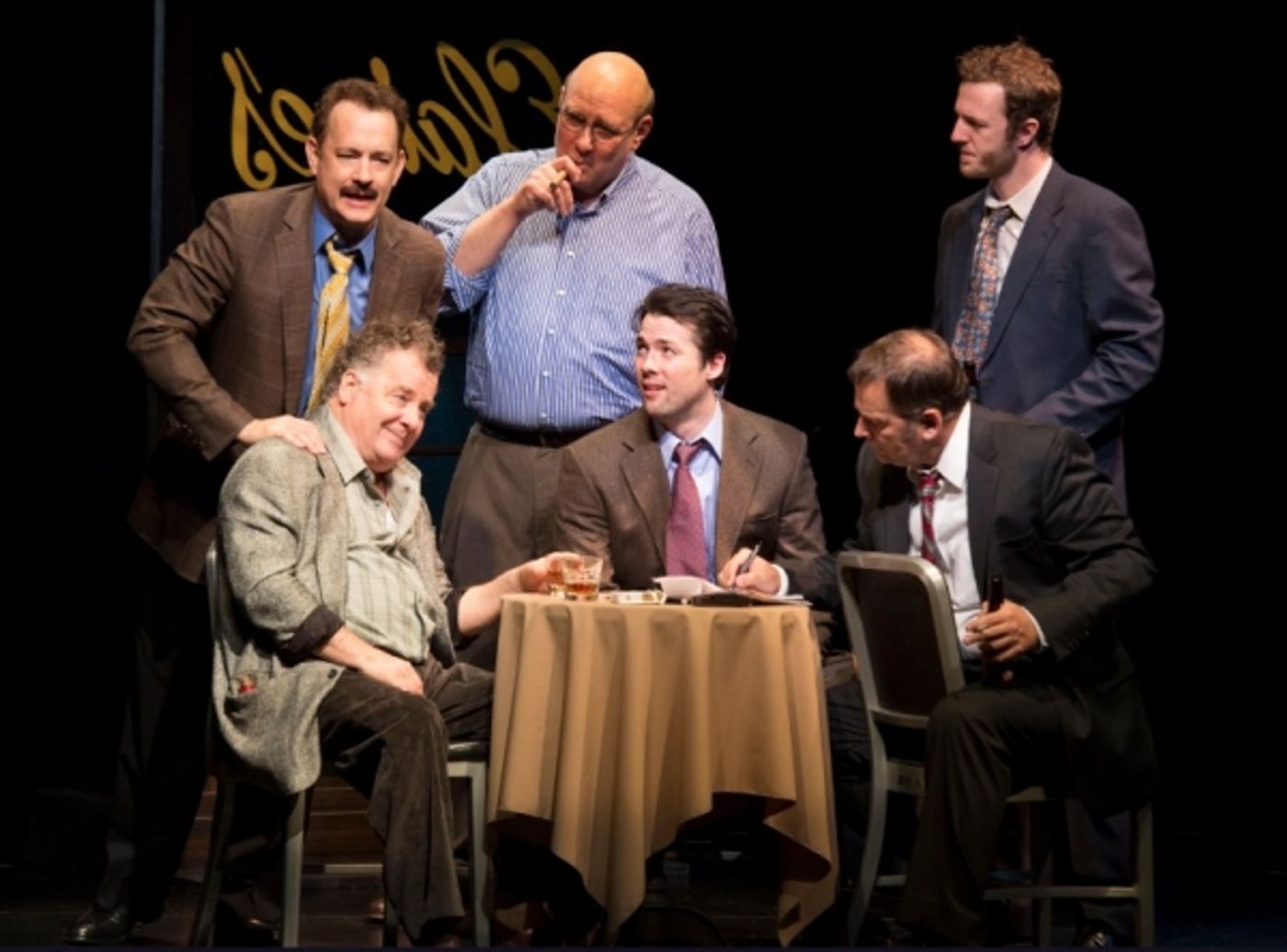 Photo Flash: First Look at Tom Hanks, Maura Tierney, Christopher McDonald and More in LUCKY GUY! Image