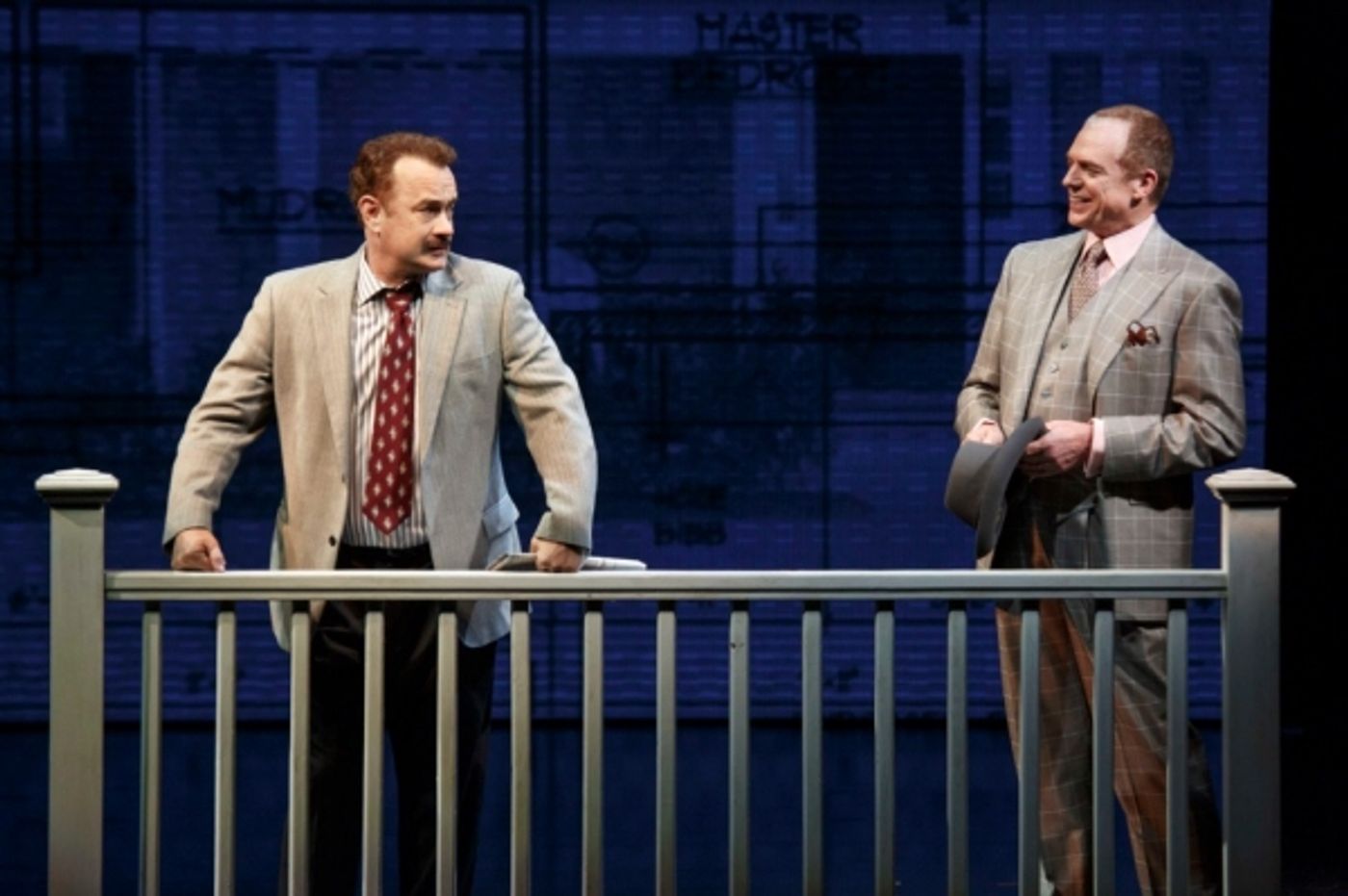 Photo Flash: First Look at Tom Hanks, Maura Tierney, Christopher McDonald and More in LUCKY GUY! Image