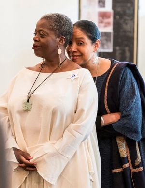 Lillias White and director Phylicia Rashad Photo