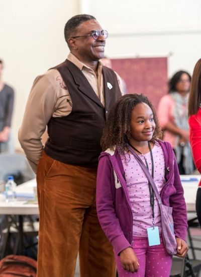 Keith David and Skye Barrett Photo