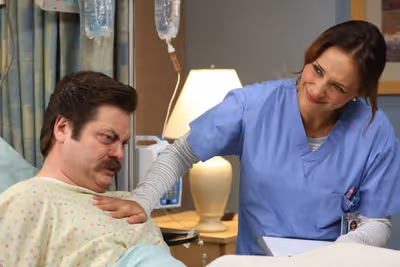 Nick Offerman, Rashida Jones Photo