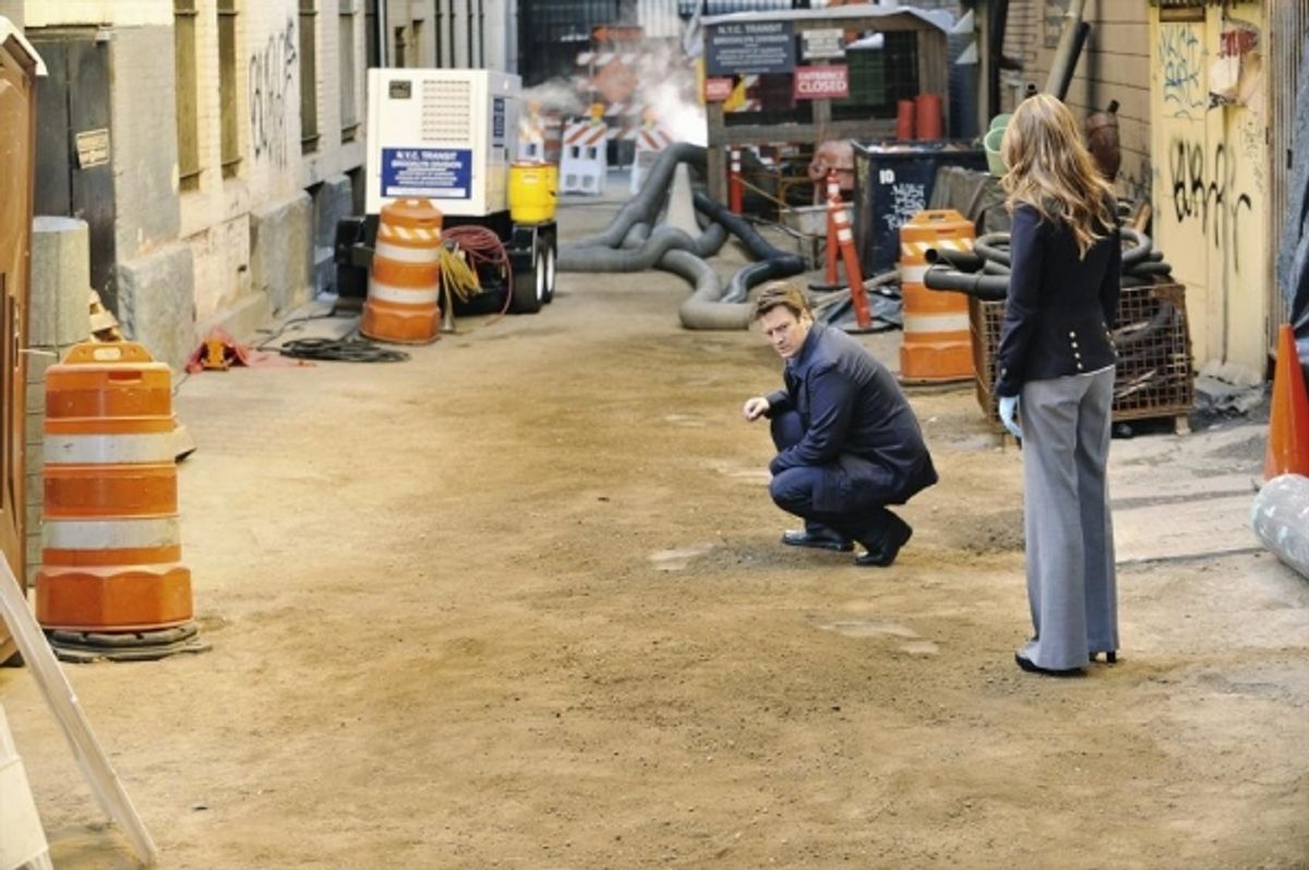 Nathan Fillion, Stana Katic at 