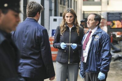 Nathan Fillion, Stana Katic, Arye Gross Photo