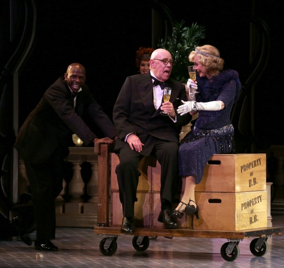 Conrad John Schuck & Blythe Danner at 