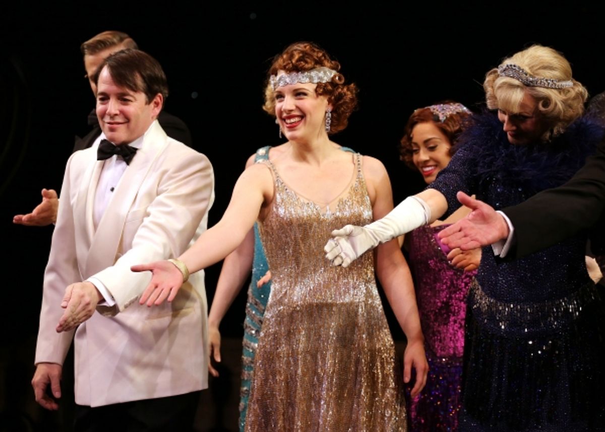 Matthew Broderick, Jessie Mueller & Blythe Danner  at 