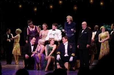 Michael McGrath, Jennifer Smith, Jessie Mueller, Matthew Broderick, Blythe Danner, Co Photo