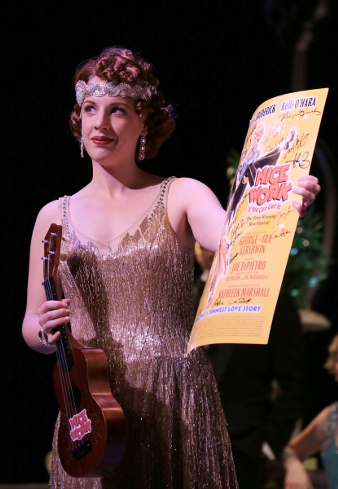 Photo Coverage: NICE WORK Welcomes New Cast - Jessie Mueller, John Treacy Egan and Conrad John Schuck!  Image