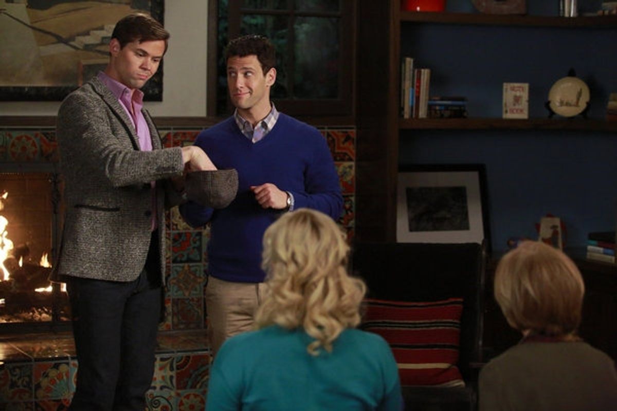 Andrew Rannells, Justin Bartha at 