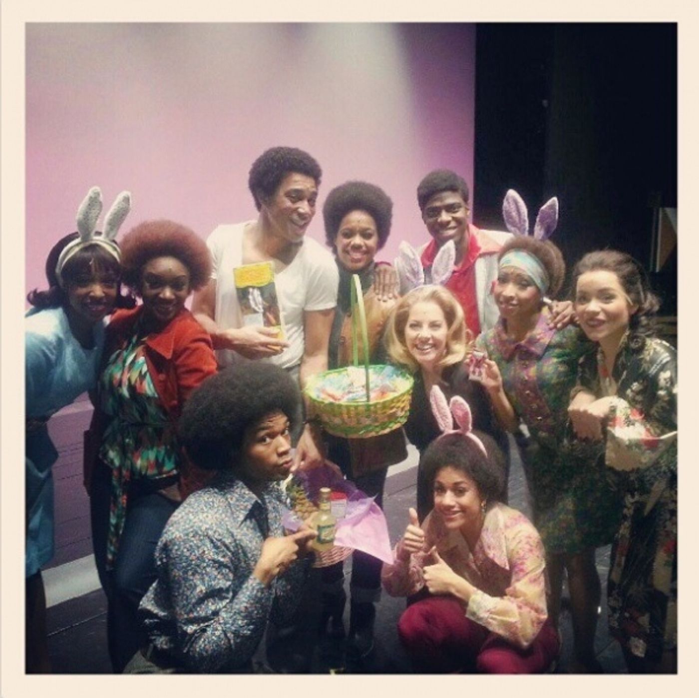 Photo Flash: Saturday Intermission Pics, March 30 - Easter Edition with NICE WORK, NEWSIES, MOTOWN and More! Image