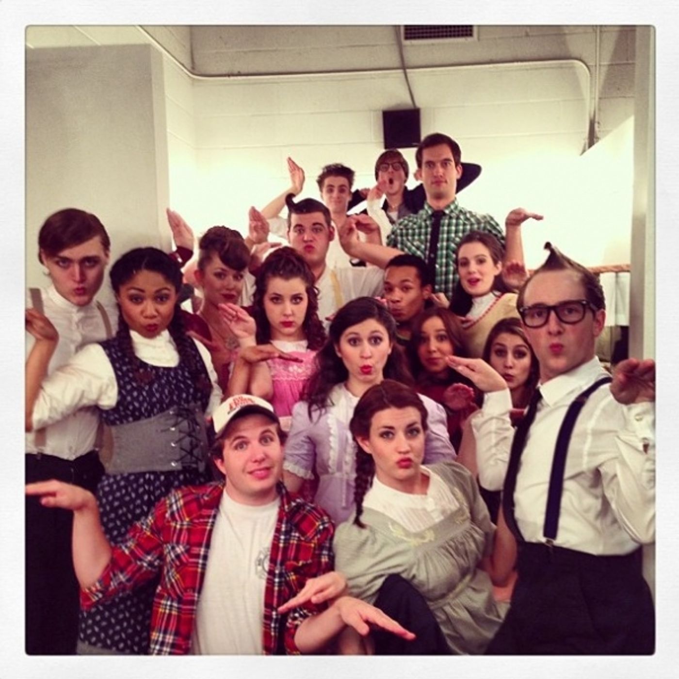 Photo Flash: Saturday Intermission Pics, March 30 - Easter Edition with NICE WORK, NEWSIES, MOTOWN and More! Image