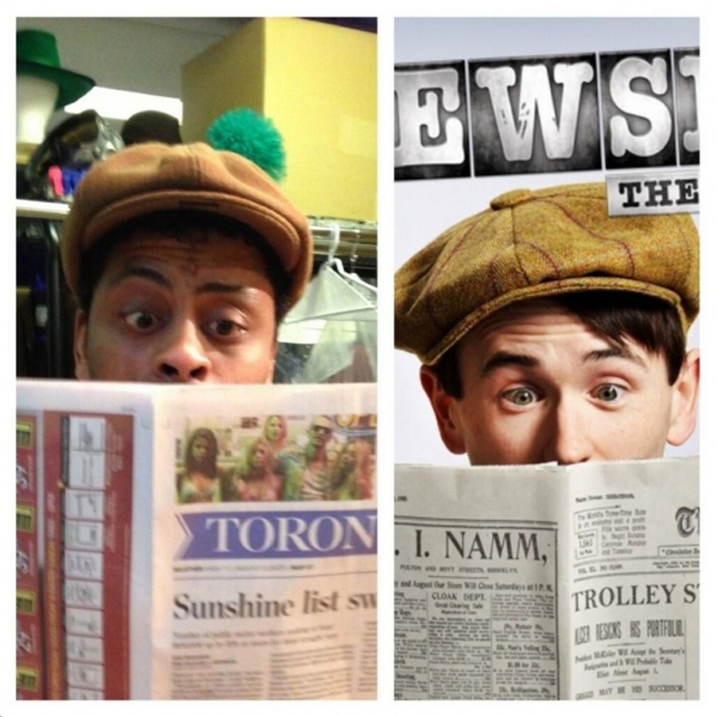 Photo Flash: Saturday Intermission Pics, March 30 - Easter Edition with NICE WORK, NEWSIES, MOTOWN and More! Image