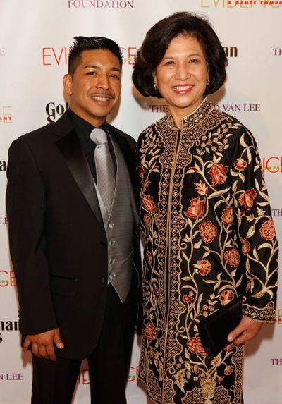 Associate Artistic Director Arcell Cabuag and Loida Nicolas Lewis Photo