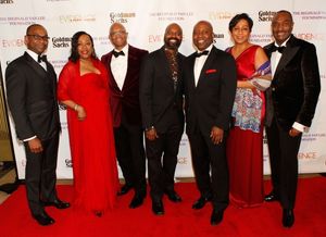 Dwayne Ashley, Gail Monroe-Perry, Dr. Alvin Adell, Artistic Director Ronald K Brown,  Photo