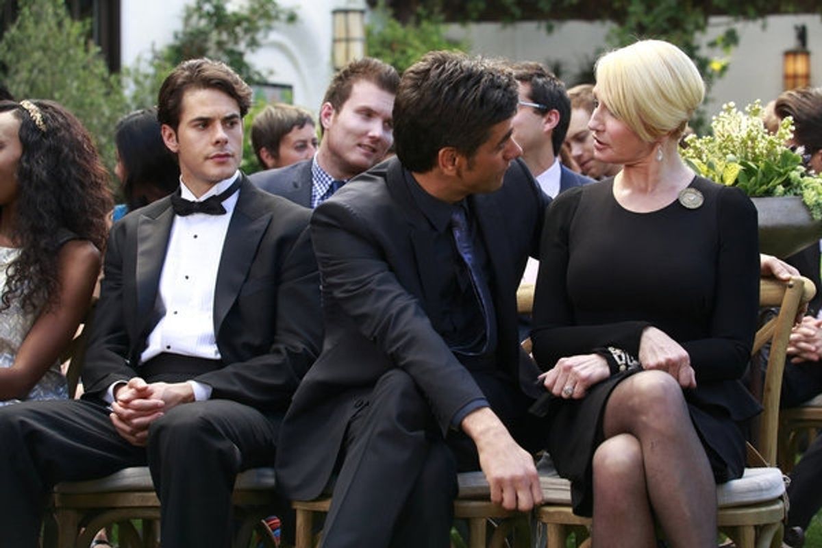 Jayson Blair, John Stamos, Ellen Barkin at 