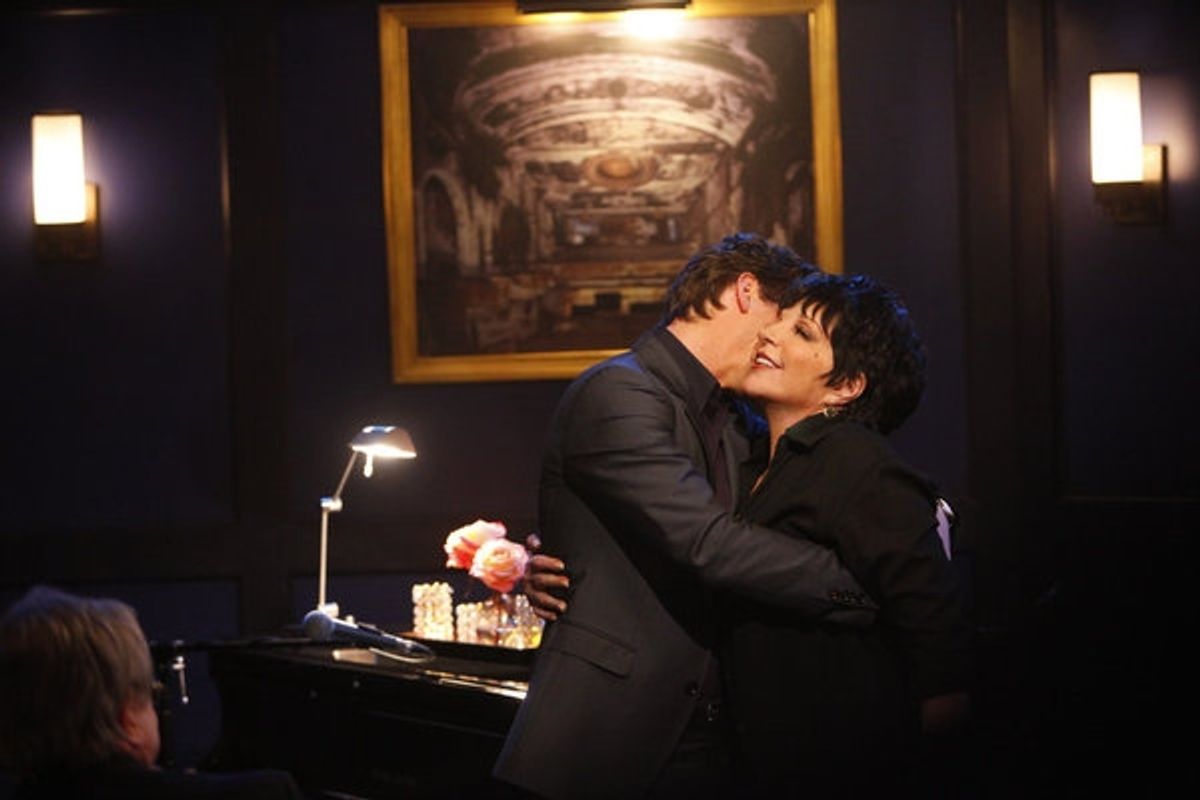 Christian Borle, Liza Minnelli at 