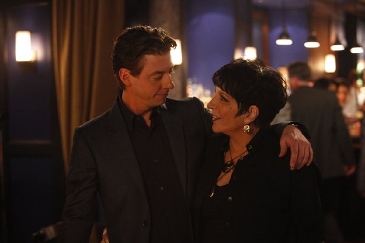 Christian Borle, Liza Minnelli at 