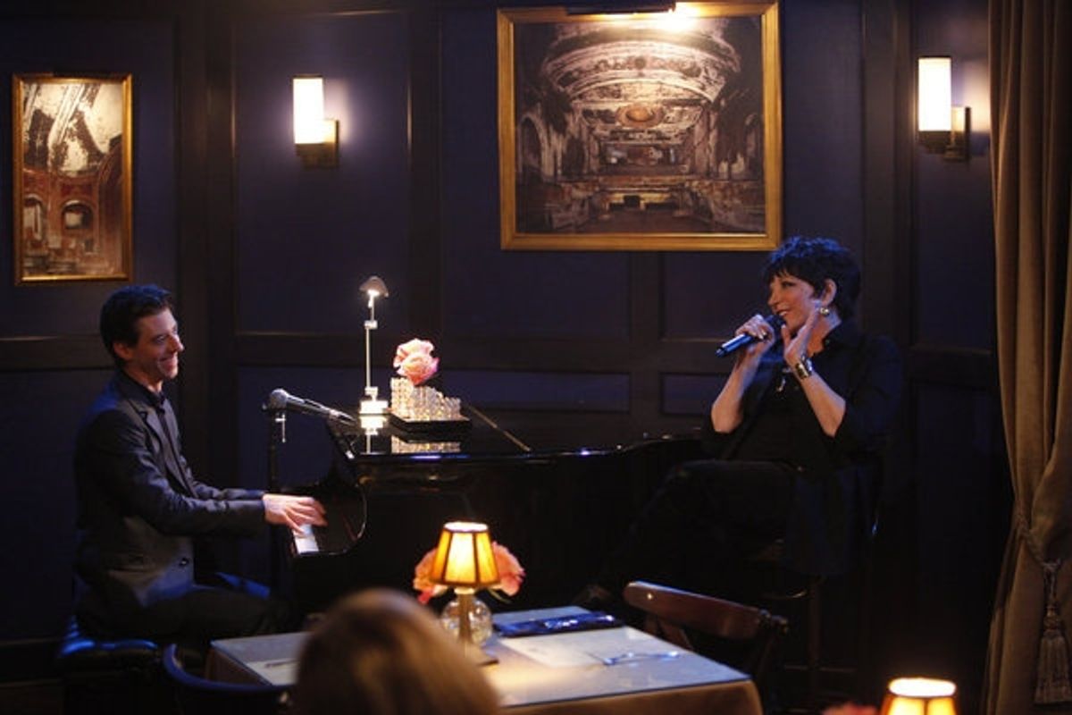 Christian Borle, Liza Minnelli at 