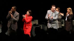 Courtney B. Vance, Maura Tierney, Tom Hanks, Peter Scolari & Cast @ BroadwayWorld Courtney B. Vance, Maura Tierney, Tom Hanks, Peter Scolari & Cast Photo