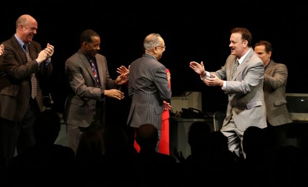 Michael Gaston, Courtney B. Vance, George C. Wolfe, Maura Tierney, Tom Hanks, Peter S Photo