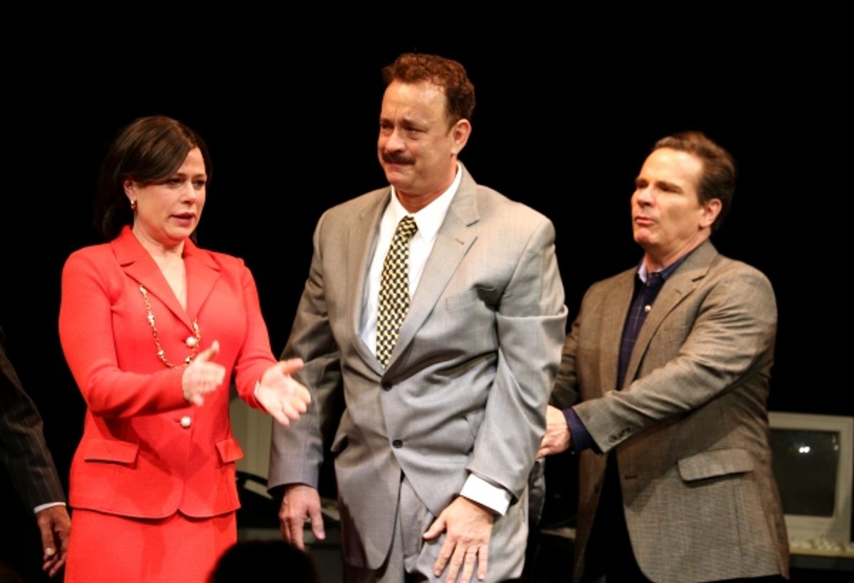 Maura Tierney, Tom Hanks, Peter Scolari &amp; Cast at 