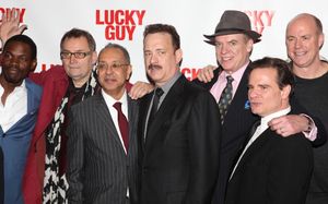 Stephen Tyrone Williams, Brian Dysktra, George C. Wolfe, Tom Hanks, Christopher McDonald, Peter Scolari, Michael Gaston @ BroadwayWorld Stephen Tyrone Williams, Brian Dysktra, George C. Wolfe, Tom Hanks, Christopher McDon Photo