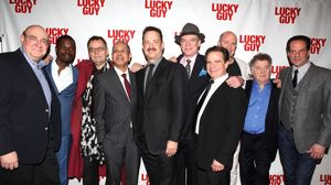 Richard Masur, Stephen Tyrone Williams, Brian Dysktra, George C. Wolfe, Tom Hanks, Christopher McDonald, Peter Scolari, Michael Gaston, Peter Gerety, Danny Mastrogiorgio @ BroadwayWorld Richard Masur, Stephen Tyrone Williams, Brian Dysktra, George C. Wolfe, Tom Hanks, Ch Photo