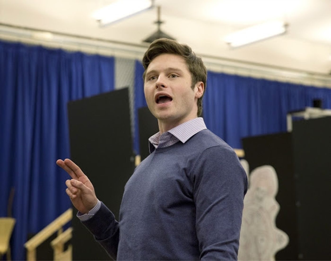 Photo Flash: Sneak Peek at Norbert Leo Butz, Kate Baldwin & More in Rehearsal for BIG FISH Photo Flash: Sneak Peek at Norbert Leo Butz, Kate Baldwin & More in Rehearsal for BIG FISH Image