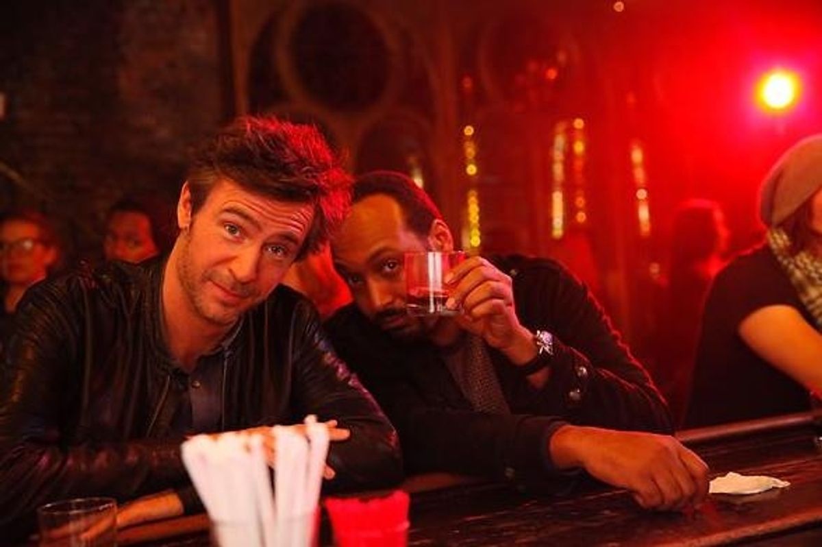 Jack Davenport and Jesse L. Martin at 