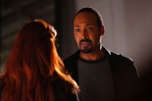 Debra Messing and Jesse L. Martin @ BroadwayWorld Debra Messing and Jesse L. Martin Photo