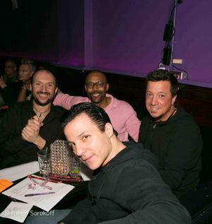 Judges Joseph Macchia, T.Oliver Reid, Stacey Todd Holt, Frankie Frankie C @ BroadwayWorld Judges Joseph Macchia, T.Oliver Reid, Stacey Todd Holt, Frankie Frankie C Photo