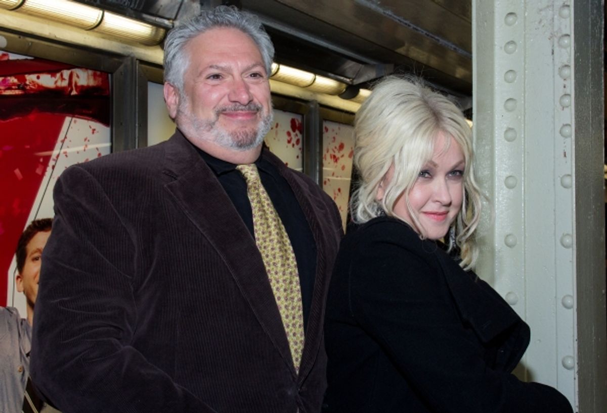 Harvey Fierstein, Cyndi Lauper at 
