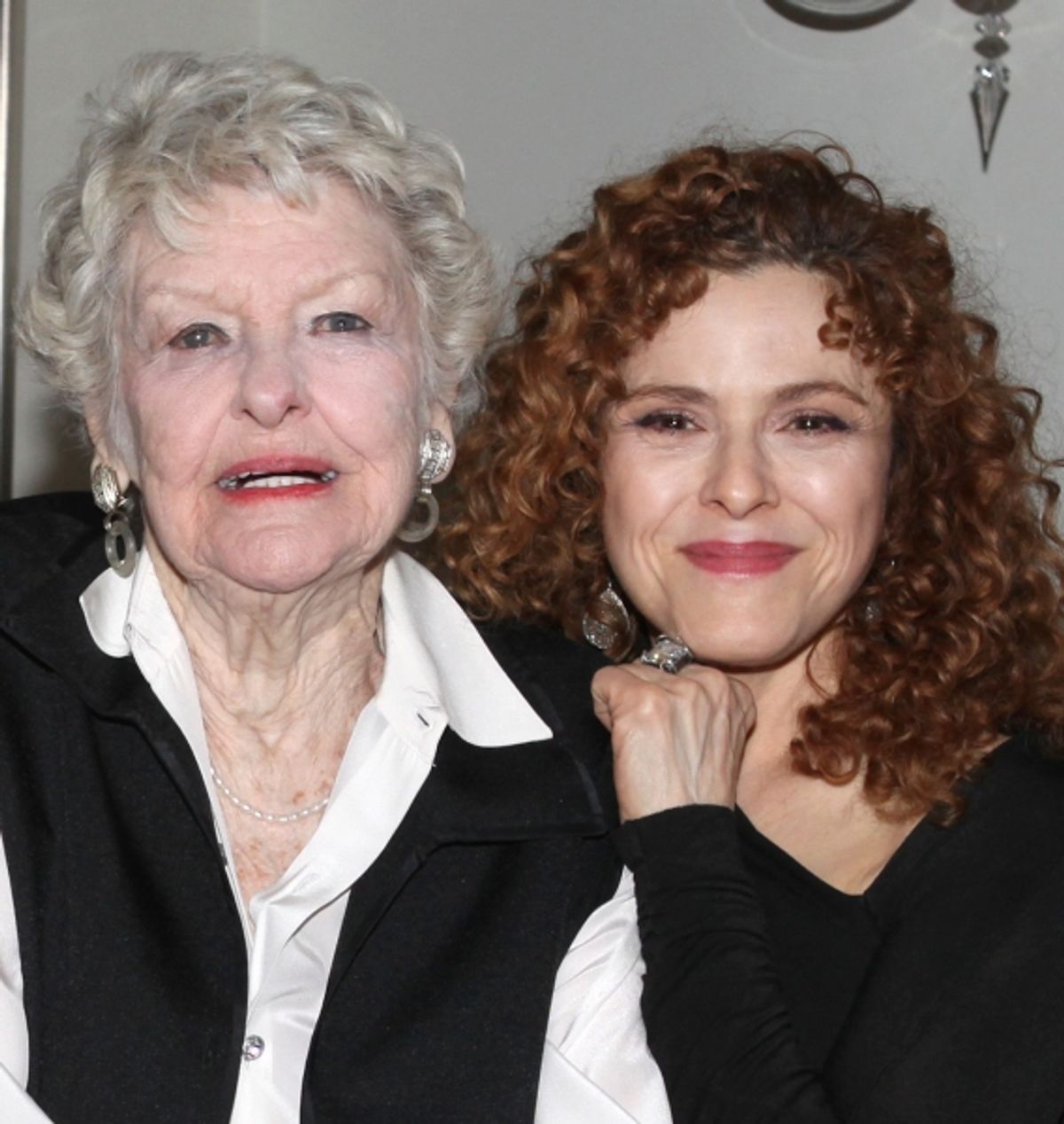 Elaine Stritch, Bernadette Peters at 
