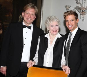 Rob Bowman, Elaine Stritch & Hunter Ryan Herdlicka  Photo