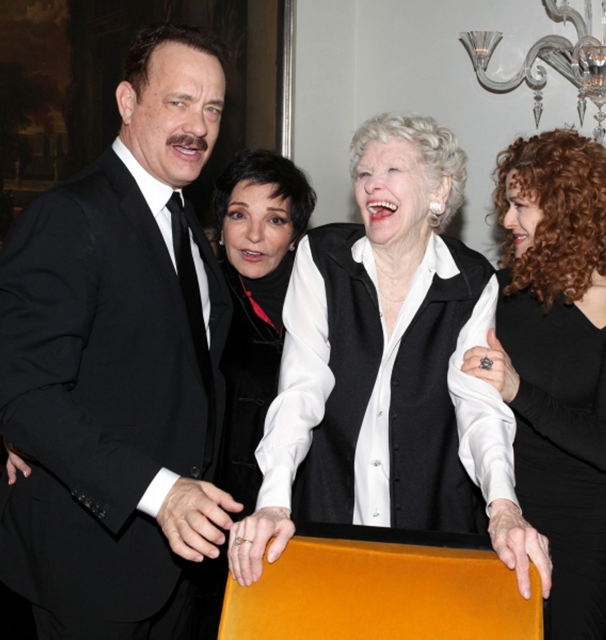 Tom Hanks, Liza Minnelli, Elaine Stritch, Bernadette Peters  at 