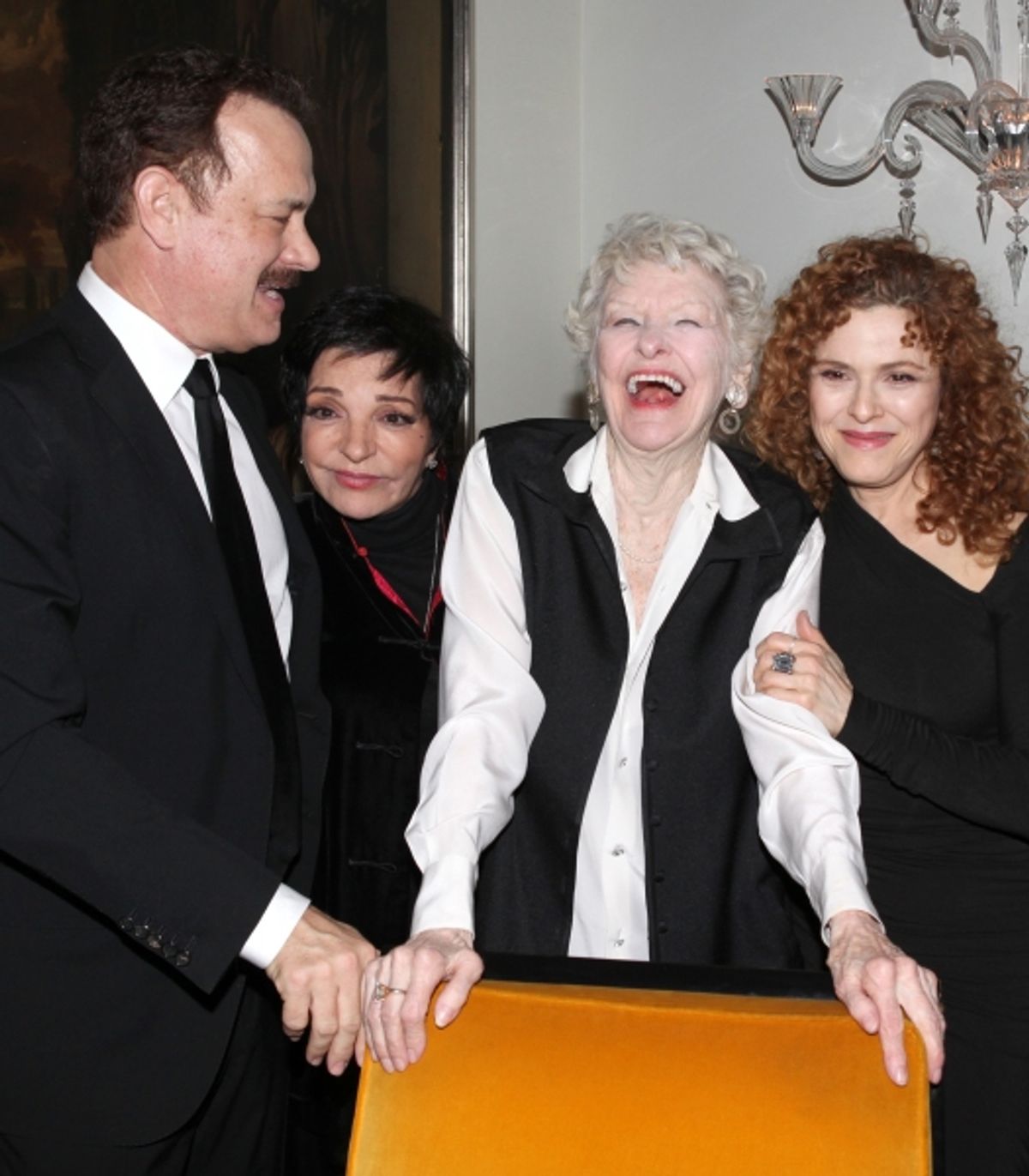 Tom Hanks, Liza Minnelli, Elaine Stritch, Bernadette Peters   at 