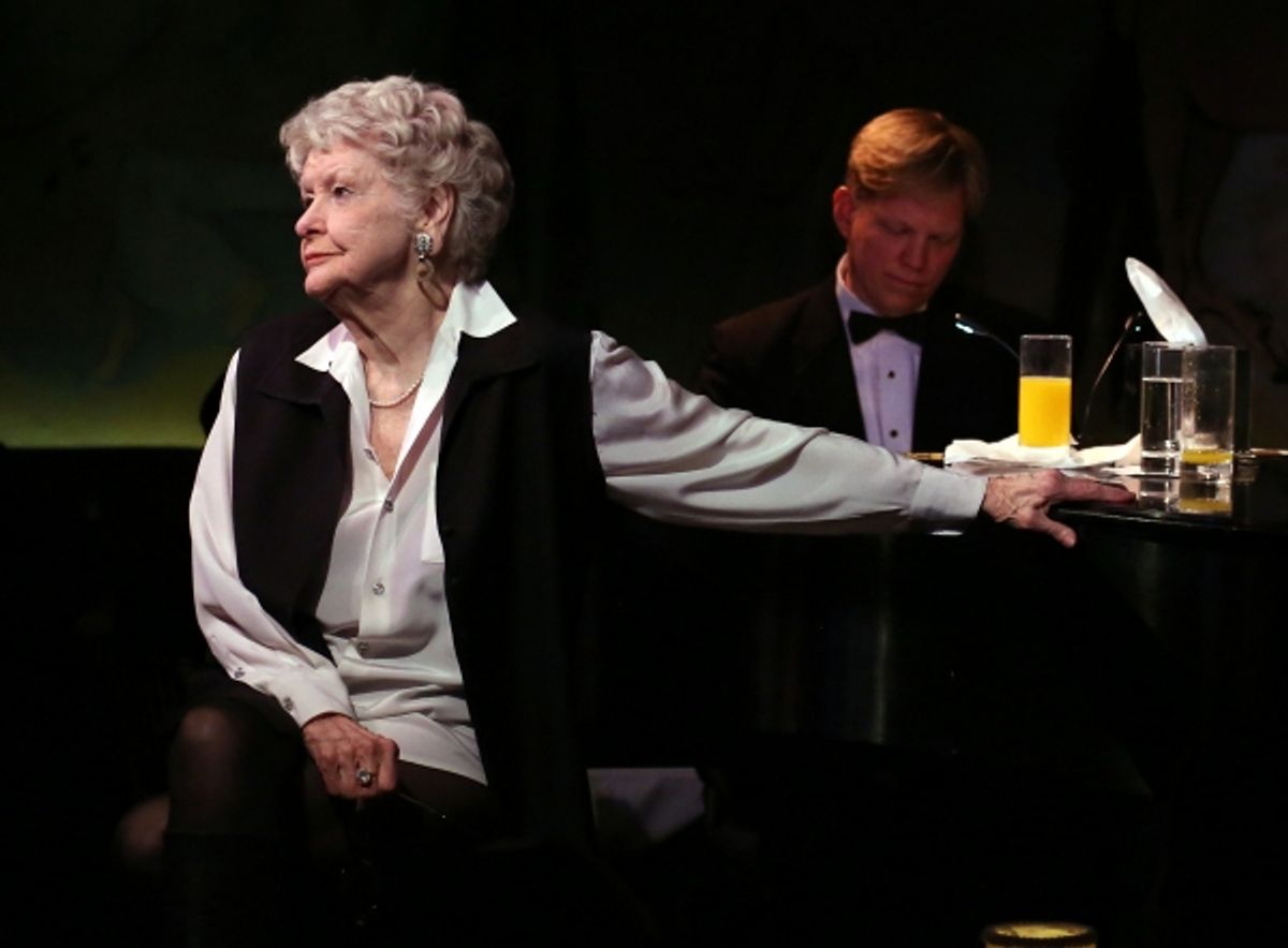 Elaine Stritch with Rob Bowman at the Piano at 